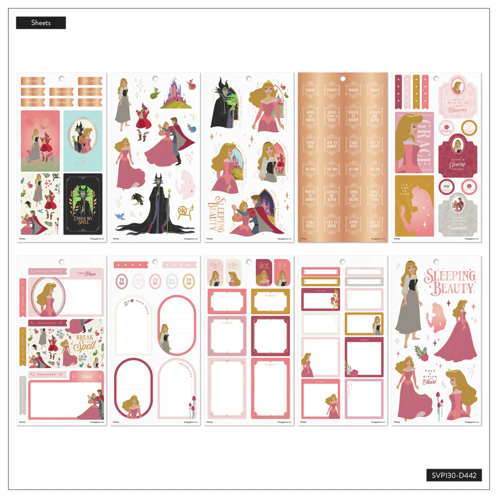 Disney Sleeping Beauty 65th Anniversary - Value Pack Stickers - Big - Image 5