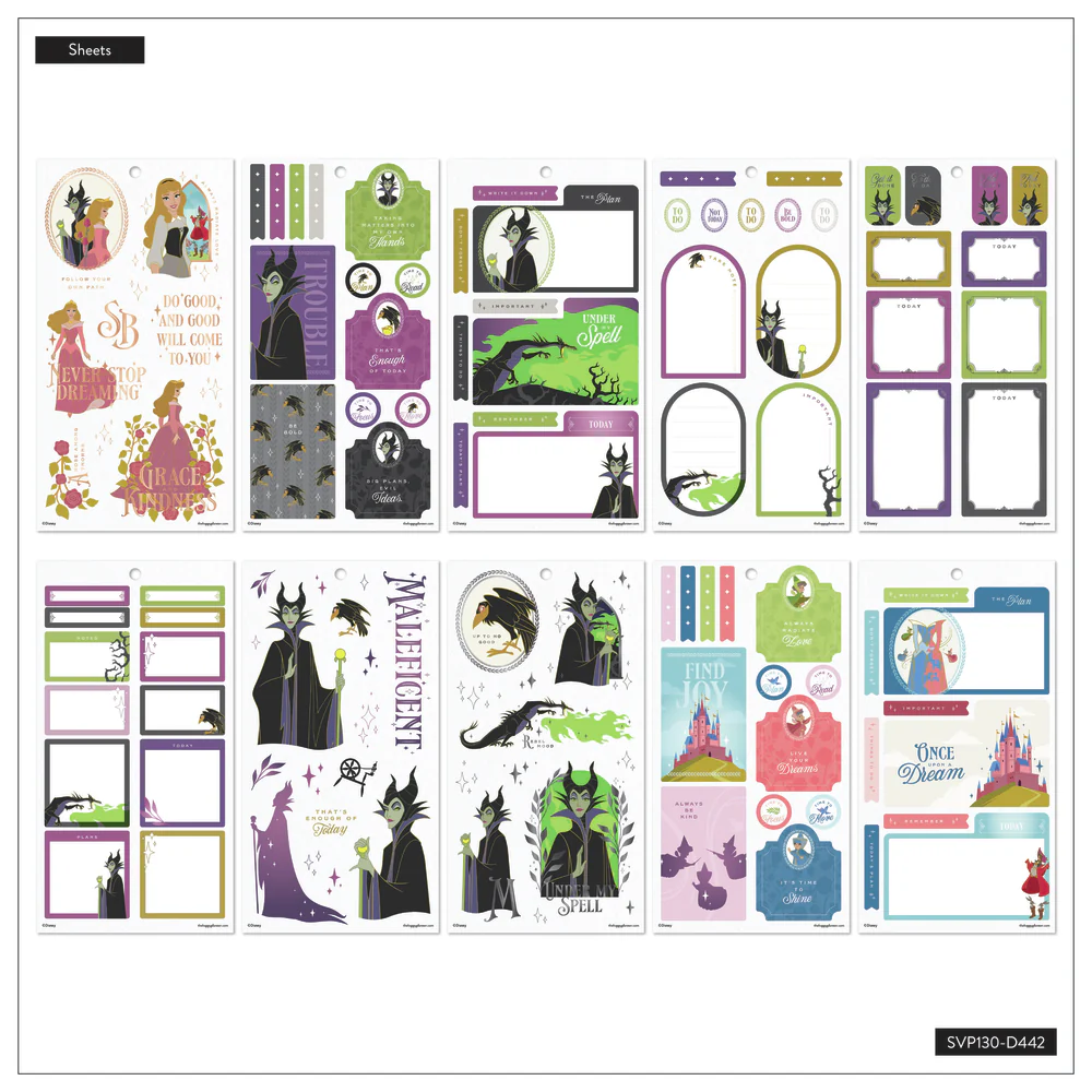 Disney Sleeping Beauty 65th Anniversary - Value Pack Stickers - Big - Image 6