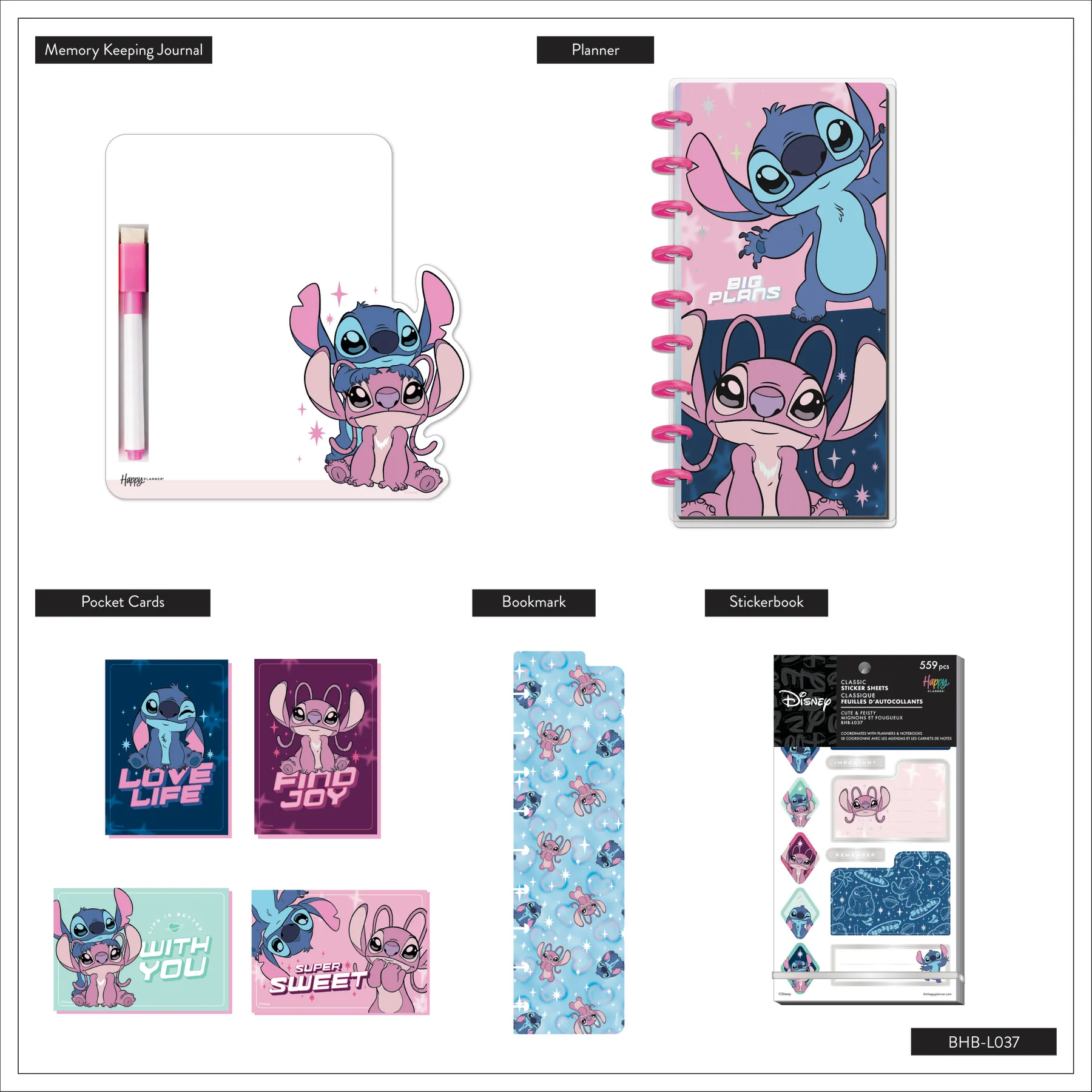 Disney Stitch & Angel - Be Happy Box - Image 34