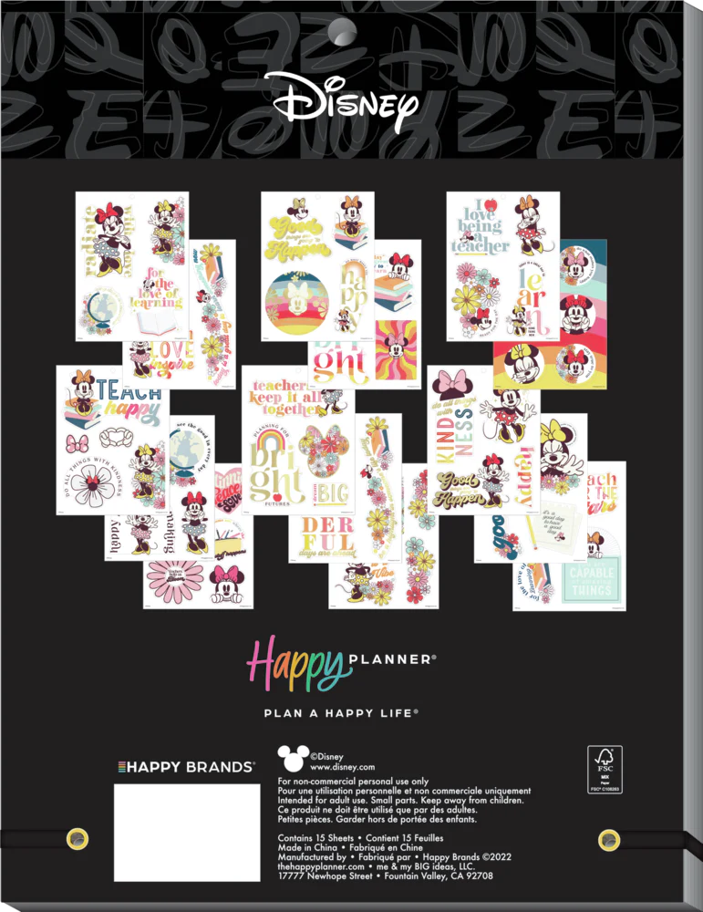 Disney Sunny Minnie Teacher - Large Value Pack Stickers - Image 7