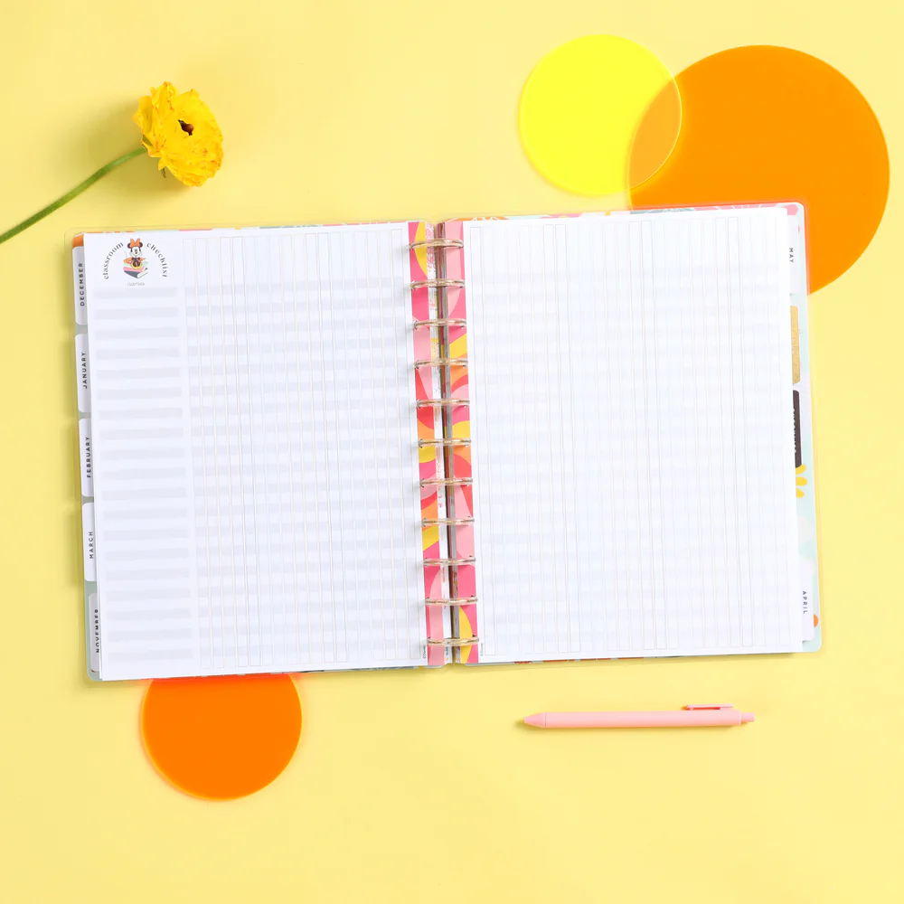 Disney Sunny Minnie Teacher - Teacher Checklist Big Filler Paper - 40 Sheets - Image 2