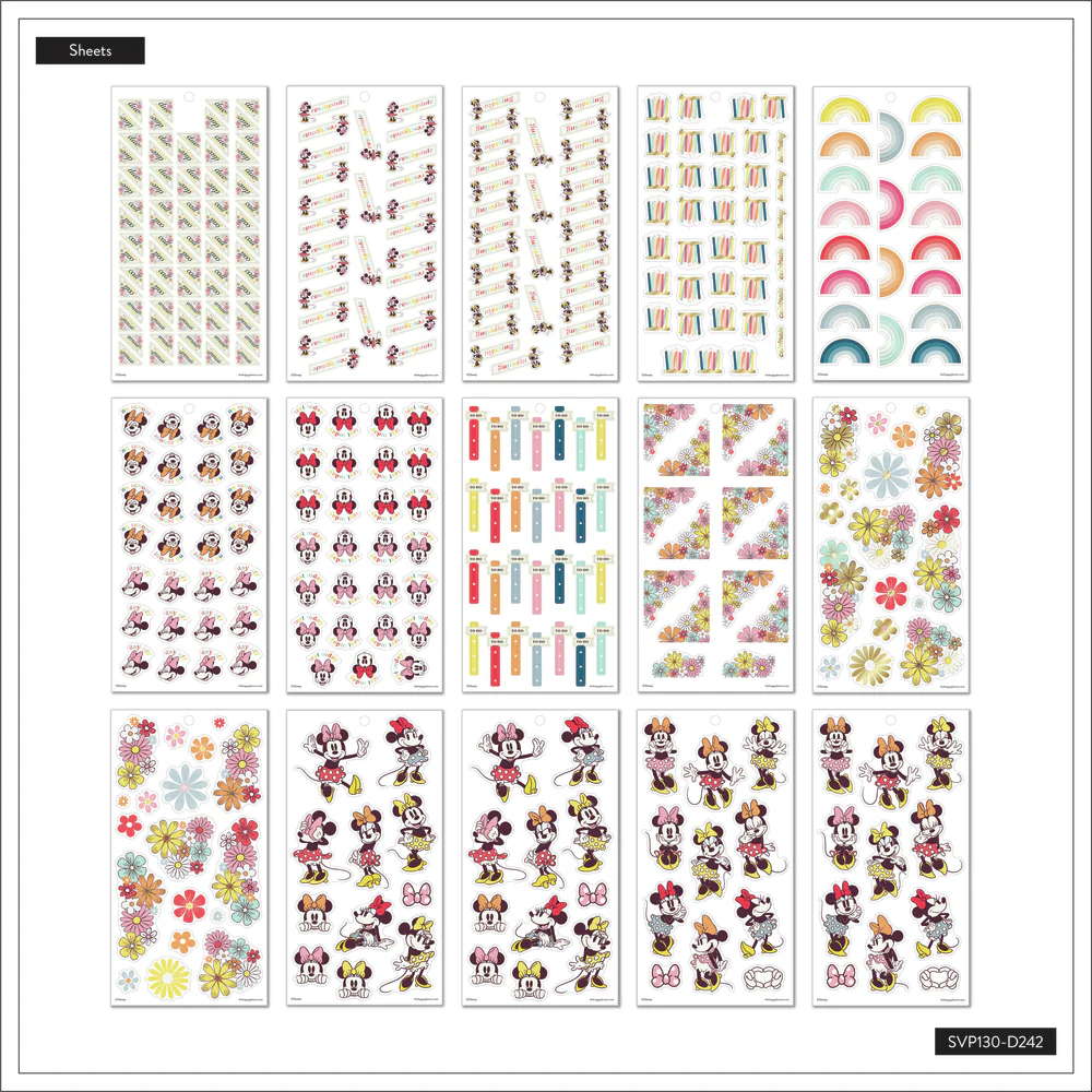 Disney Sunny Minnie Teacher - Value Pack Stickers - Image 7
