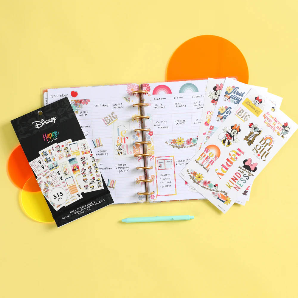 Disney Sunny Minnie Teacher - Value Pack Stickers - Big - Image 3