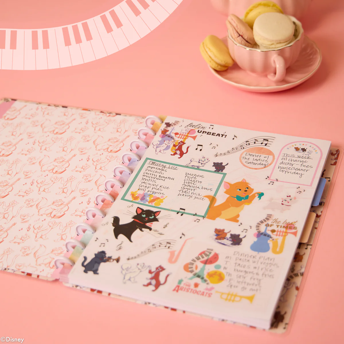 Disney The Aristocats - Dotted Lined Big Notebook - 60 Sheets - Image 3