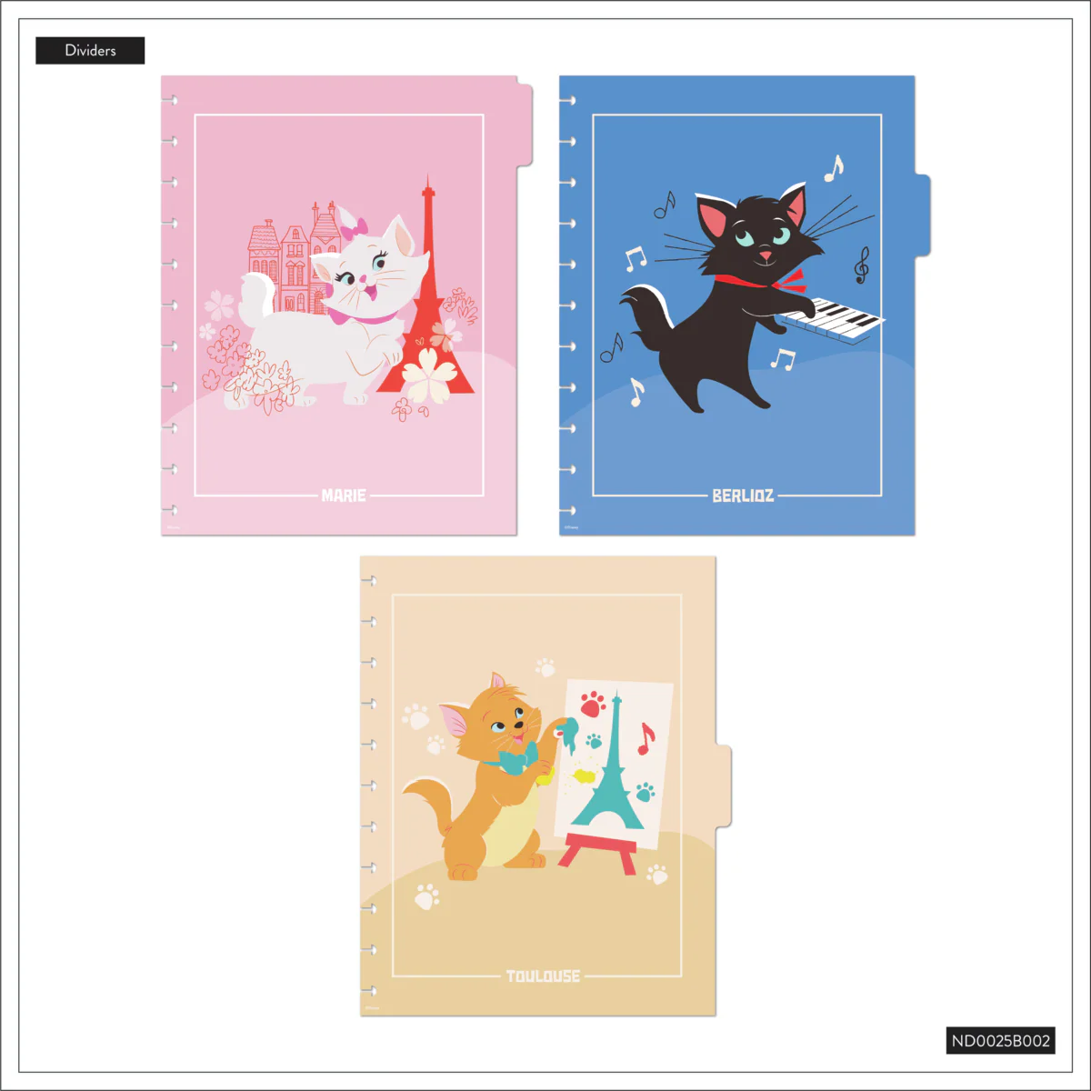 Disney The Aristocats - Dotted Lined Big Notebook - 60 Sheets - Image 8