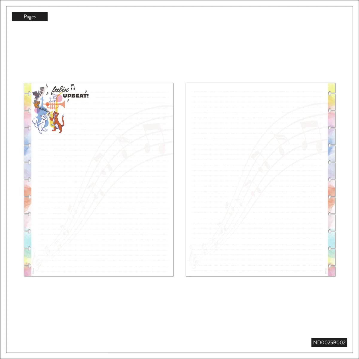 Disney The Aristocats - Dotted Lined Big Notebook - 60 Sheets - Image 9