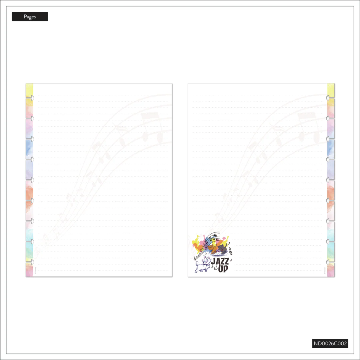 Disney The Aristocats - Dotted Lined Classic Notebook - 60 Sheets - Image 9