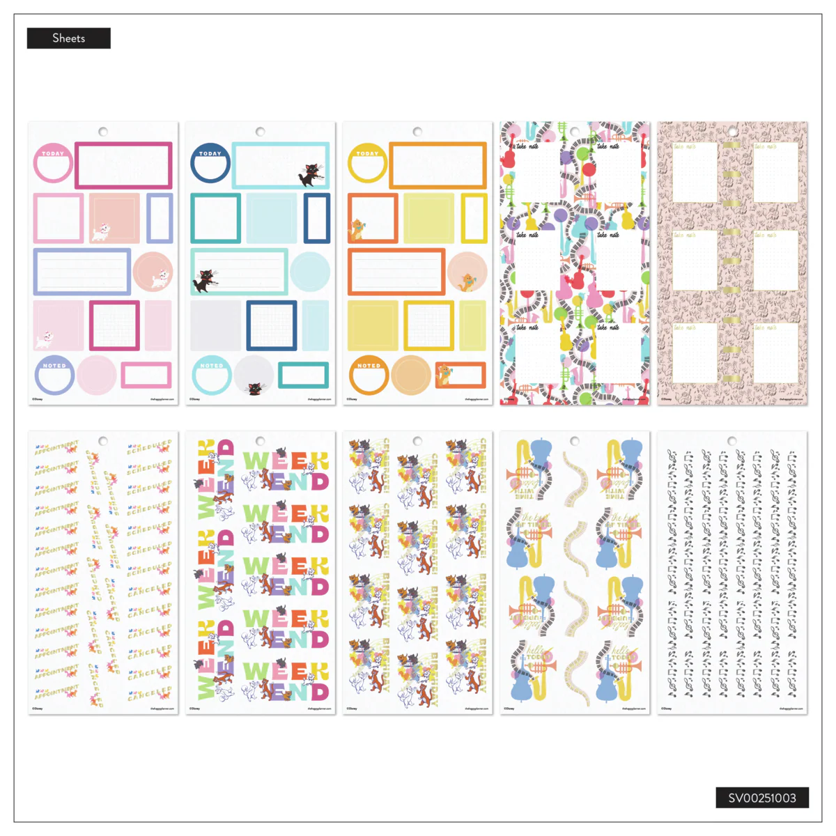 Disney The Aristocats - Value Pack Stickers - Image 7