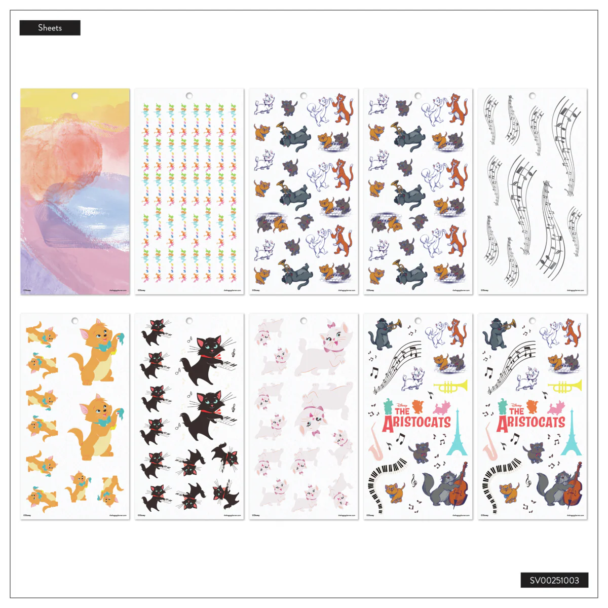 Disney The Aristocats - Value Pack Stickers - Image 8