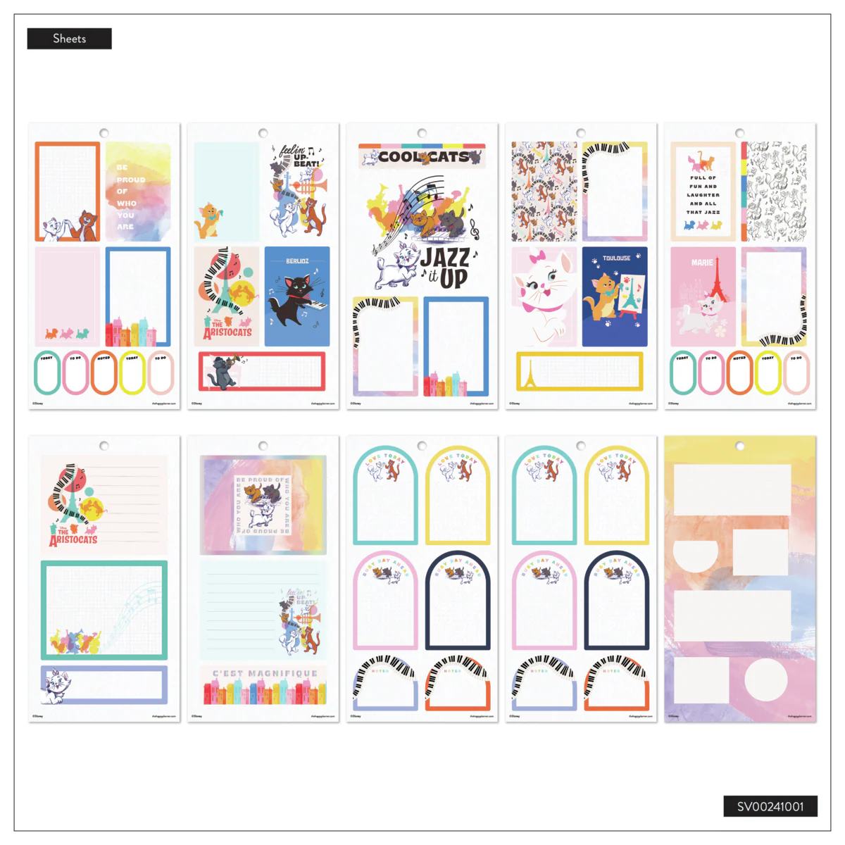 Disney The Aristocats - Value Pack Stickers - Big - Image 5