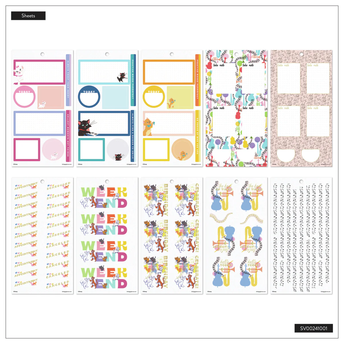 Disney The Aristocats - Value Pack Stickers - Big - Image 6
