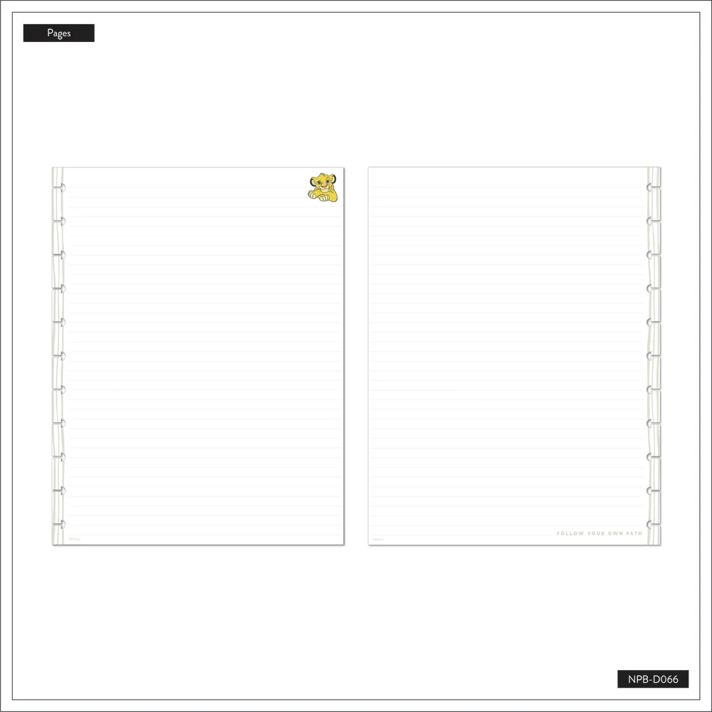 Disney The Lion King Embrace Your Wild - Dotted Lined Big Notebook - 60 Sheets - Image 7
