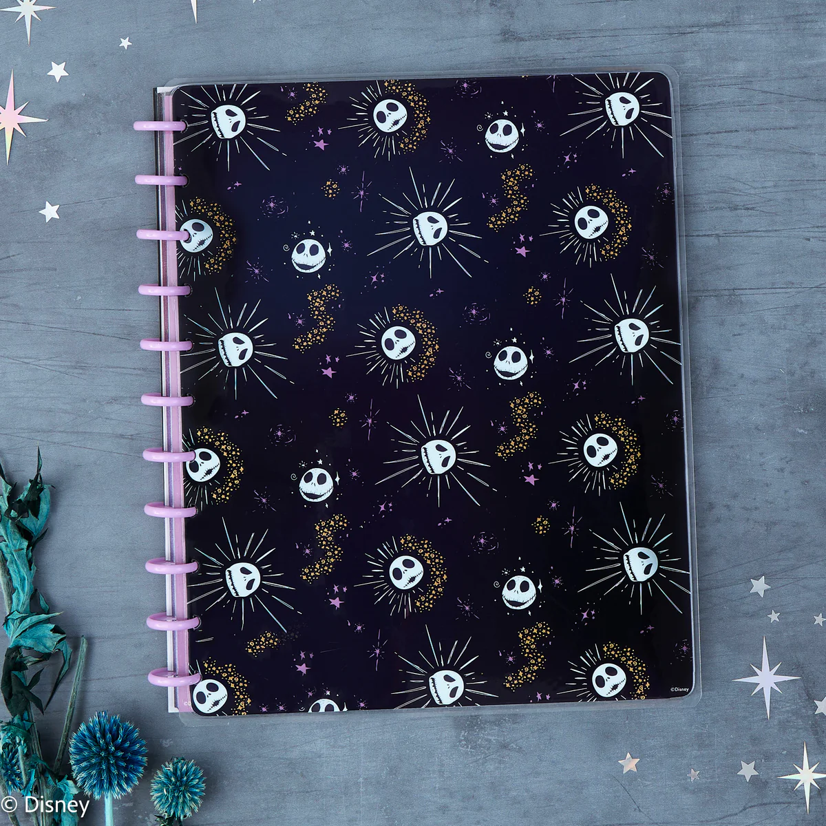 Disney Tim Burton's The Nightmare Before Christmas Celestial - Dotted Lined Big Notebook - 60 Sheets - Image 5