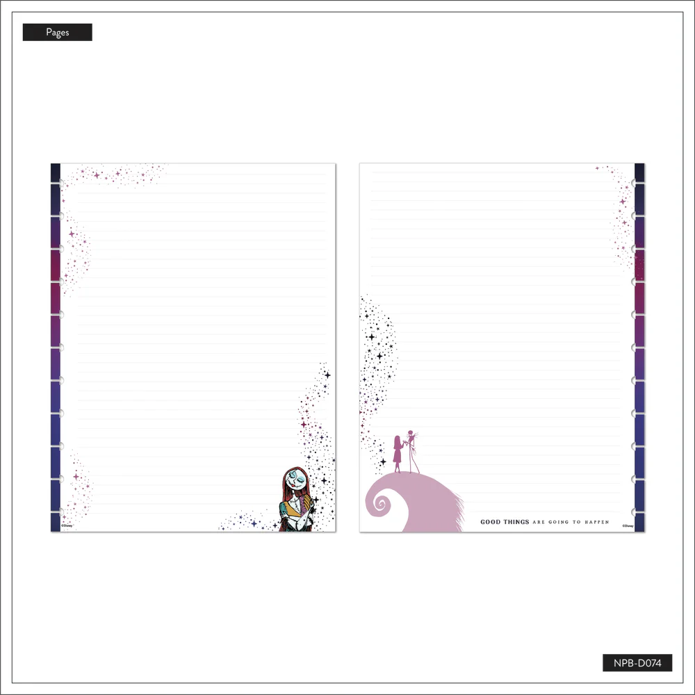 Disney Tim Burton's The Nightmare Before Christmas Celestial - Dotted Lined Big Notebook - 60 Sheets - Image 8