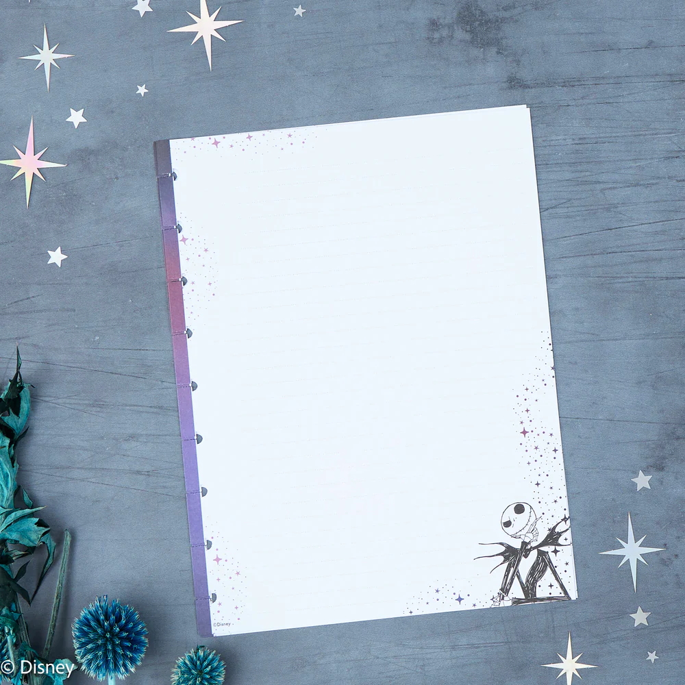 Disney Tim Burton's The Nightmare Before Christmas Celestial - Dotted Lined Classic Filler Paper - 40 Sheets - Image 3