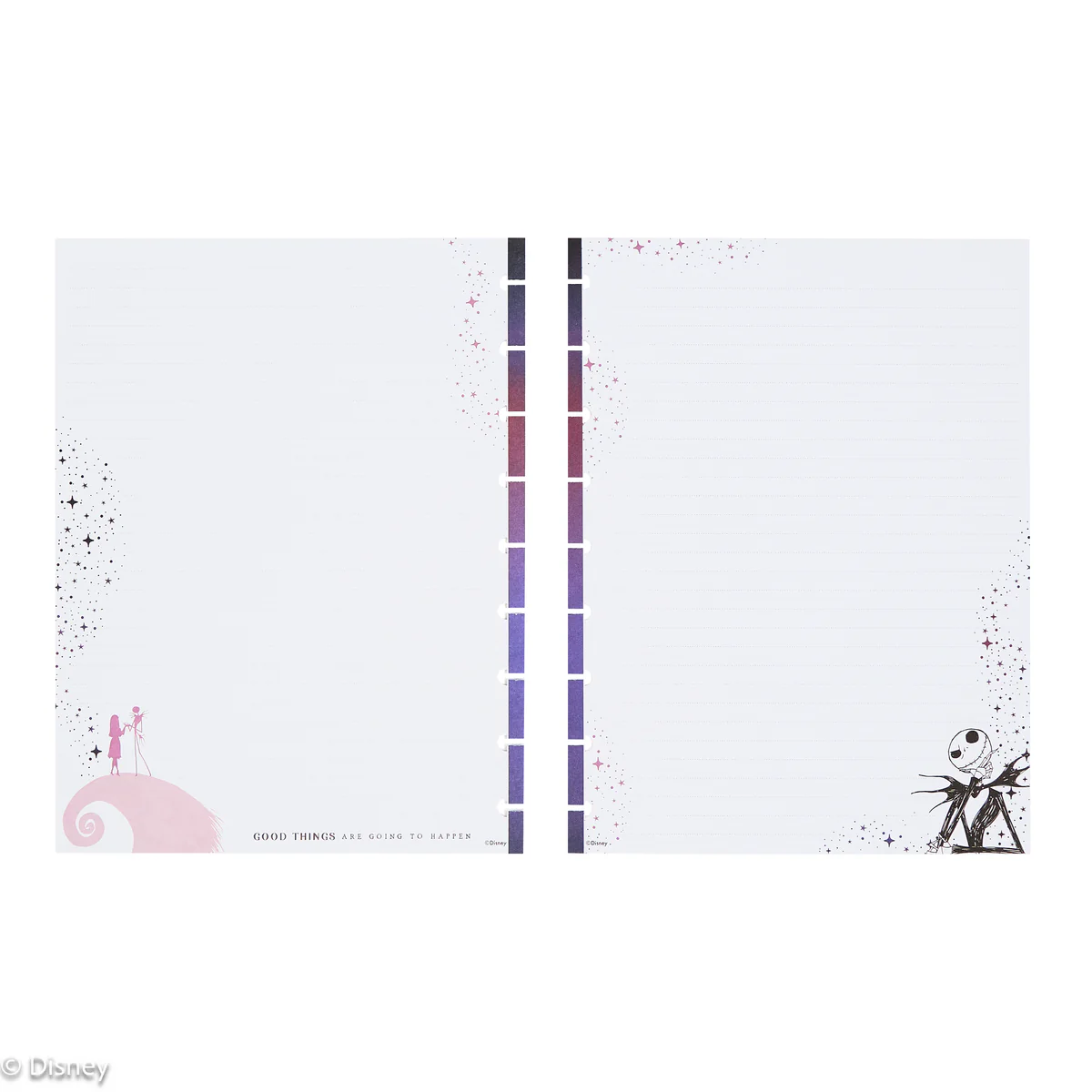 Disney Tim Burton's The Nightmare Before Christmas Celestial - Dotted Lined Classic Filler Paper - 40 Sheets - Image 4