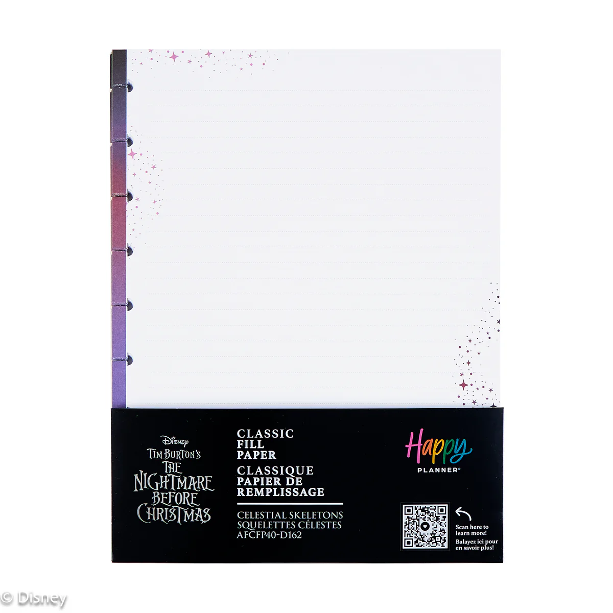 Disney Tim Burton's The Nightmare Before Christmas Celestial - Dotted Lined Classic Filler Paper - 40 Sheets - Image 5