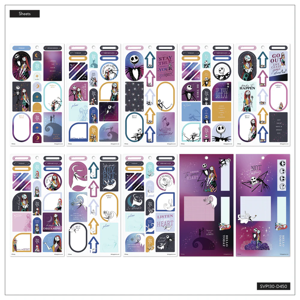 Disney Tim Burton's The Nightmare Before Christmas Celestial - Value Pack Stickers - Image 5