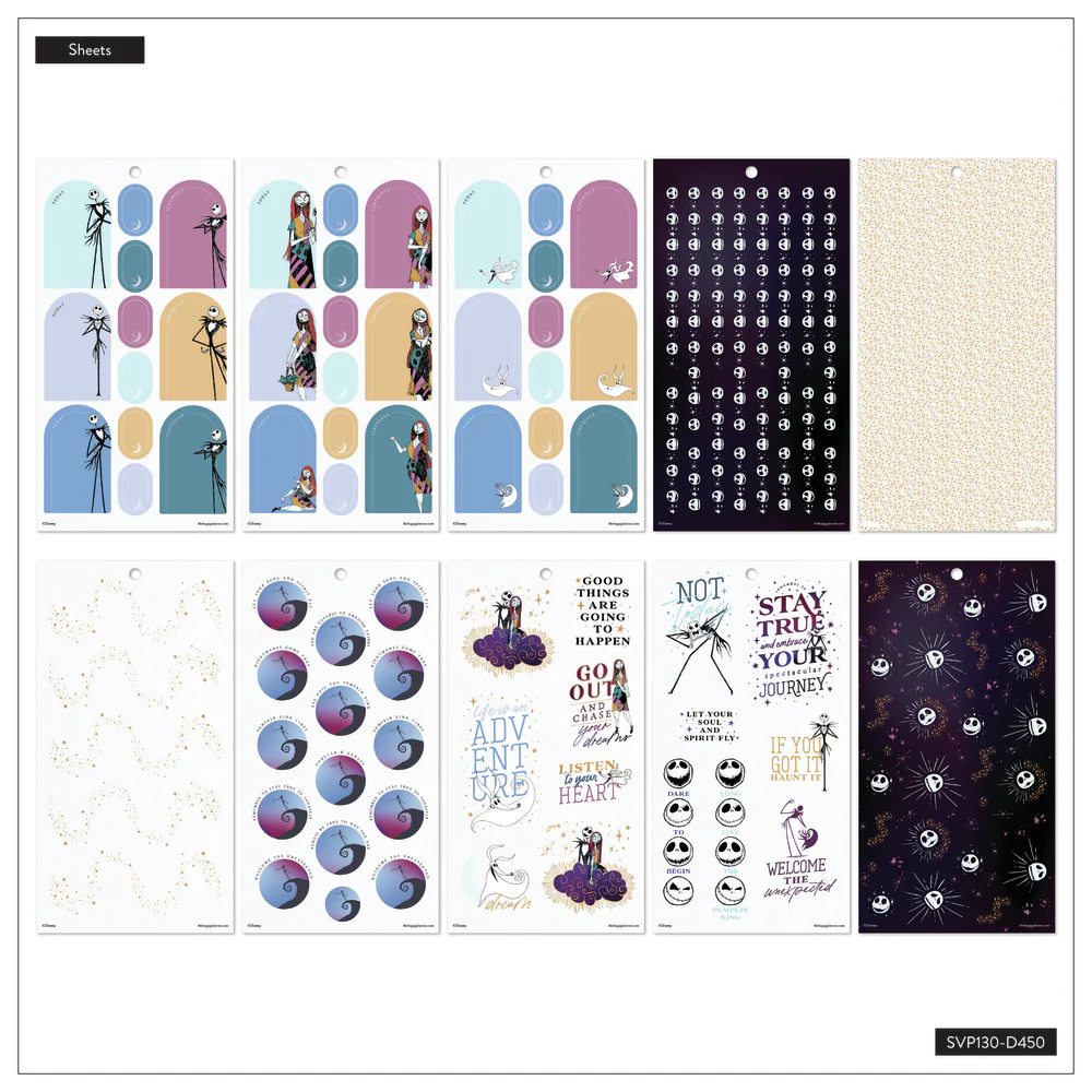 Disney Tim Burton's The Nightmare Before Christmas Celestial - Value Pack Stickers - Image 7