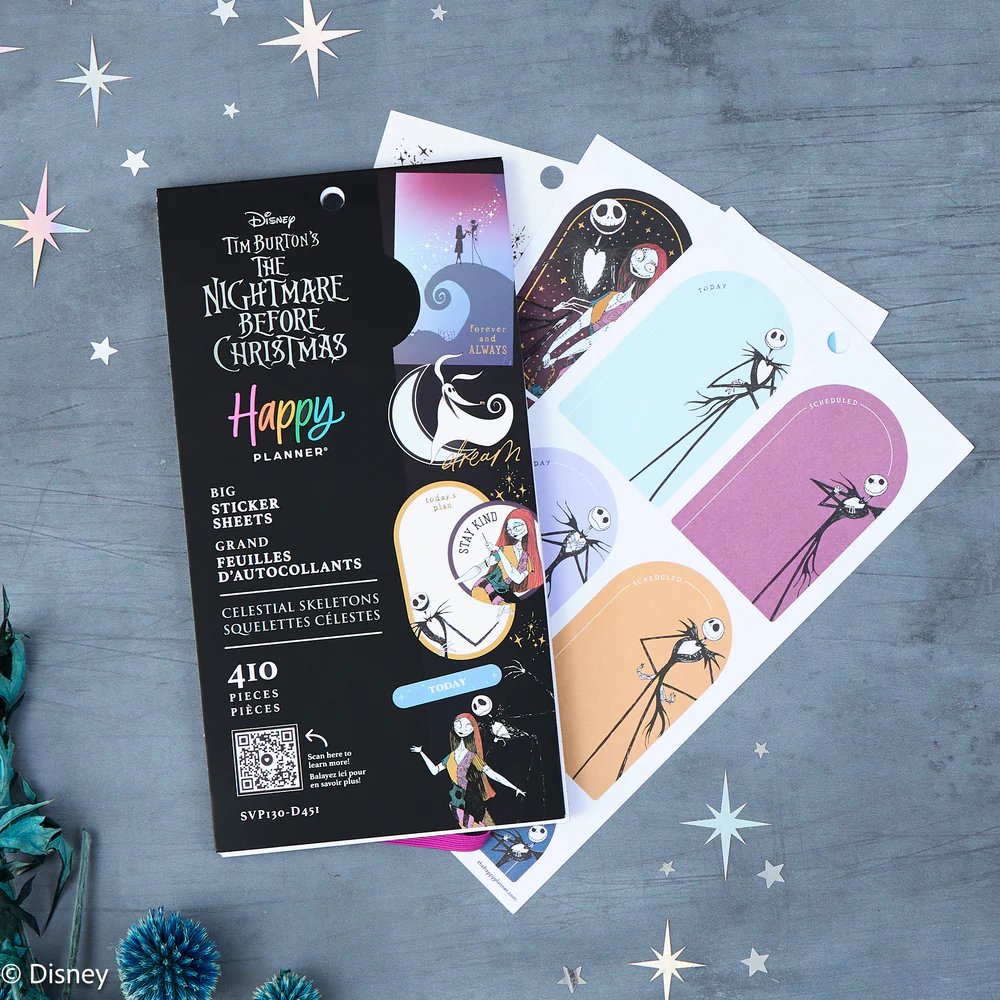 Disney Tim Burton's The Nightmare Before Christmas Celestial - Value Pack Stickers - Big - Image 4