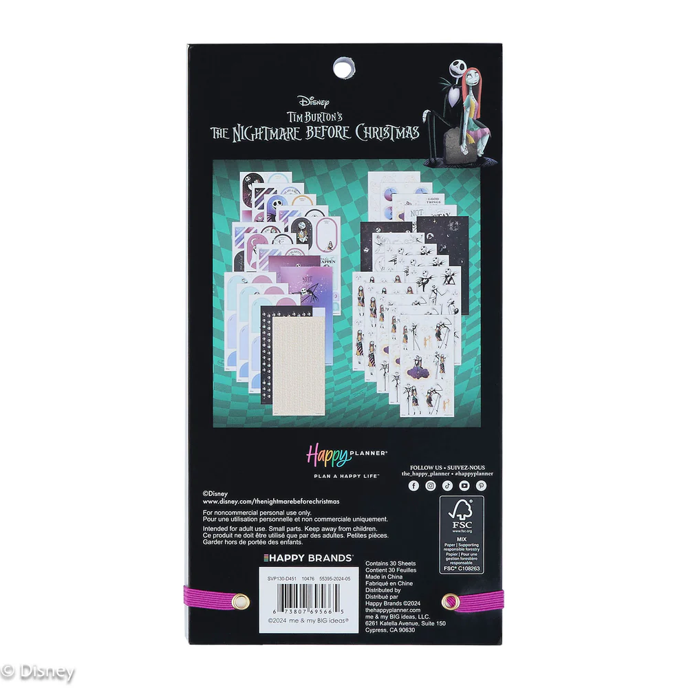 Disney Tim Burton's The Nightmare Before Christmas Celestial - Value Pack Stickers - Big - Image 8