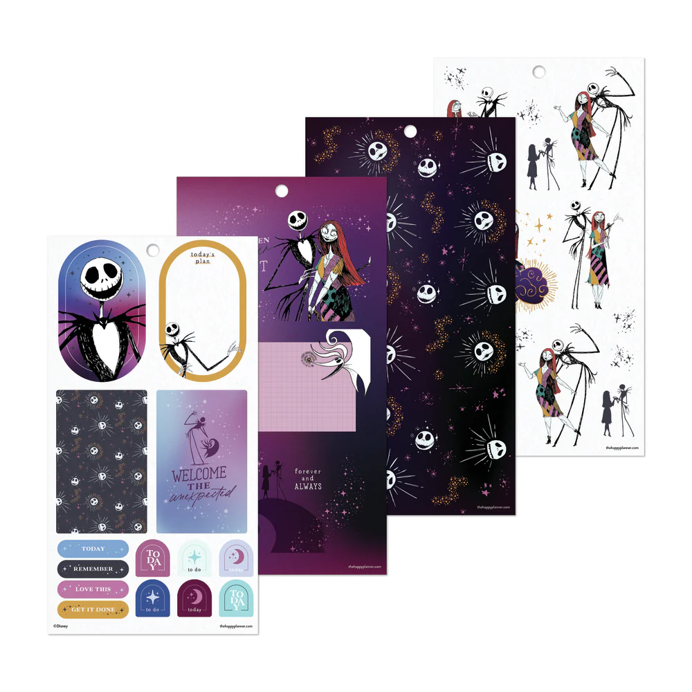 Disney Tim Burton's The Nightmare Before Christmas Celestial - Value Pack Stickers - Big - Image 9