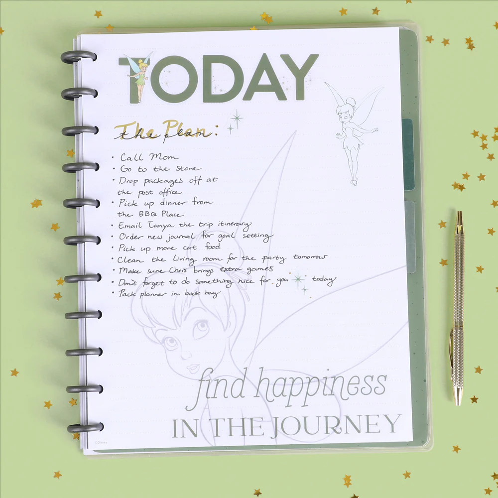 Disney Tinker Bell Find Your Wings - Dotted Lined Big Notebook - 60 Sheets - Image 3