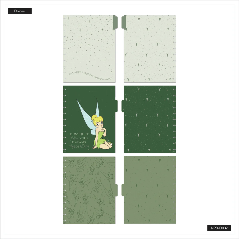 Disney Tinker Bell Find Your Wings - Dotted Lined Big Notebook - 60 Sheets - Image 6