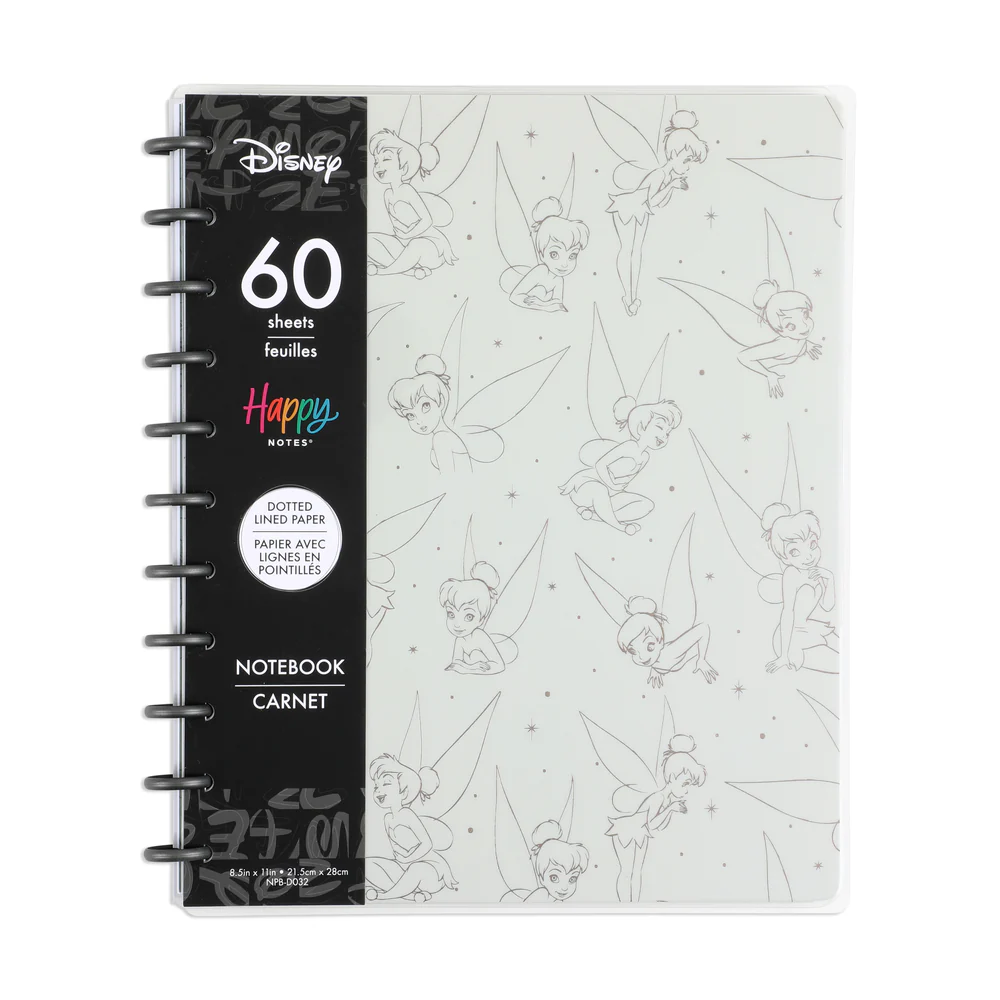 Disney Tinker Bell Find Your Wings - Dotted Lined Big Notebook - 60 Sheets - Image 8