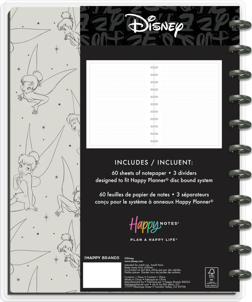 Disney Tinker Bell Find Your Wings - Dotted Lined Big Notebook - 60 Sheets - Image 9