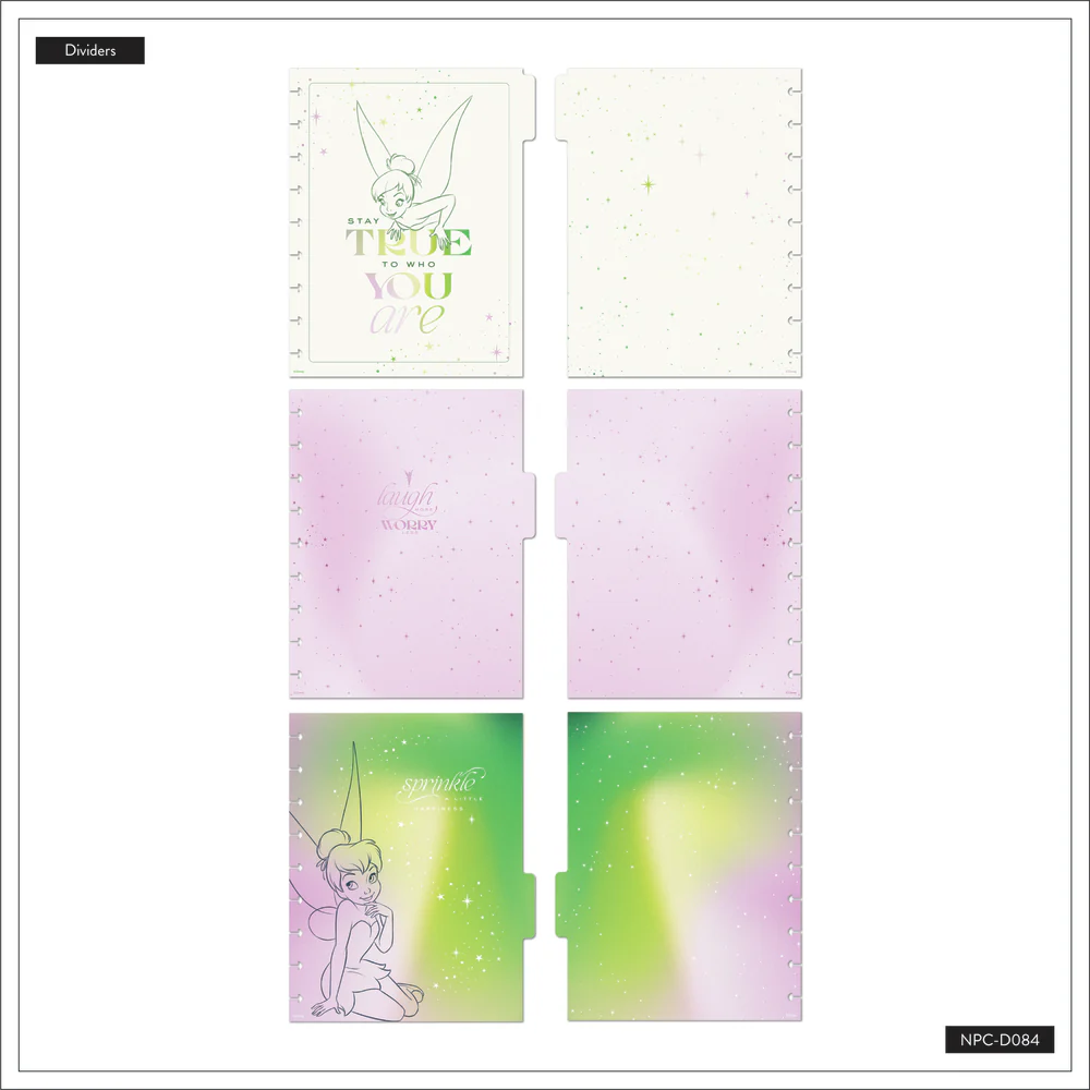 Disney Tinker Bell Stay Sparkly - Dot Grid Classic Notebook - 60 Sheets - Image 6