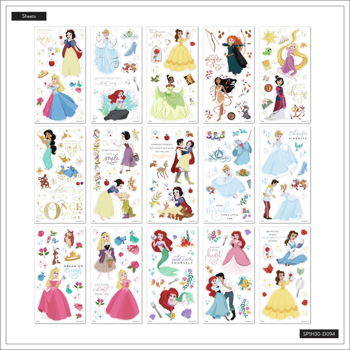 Disney © Value Pack Stickers - Princess Magic - Image 3