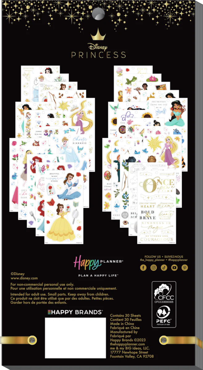 Disney © Value Pack Stickers - Princess Magic - Image 5