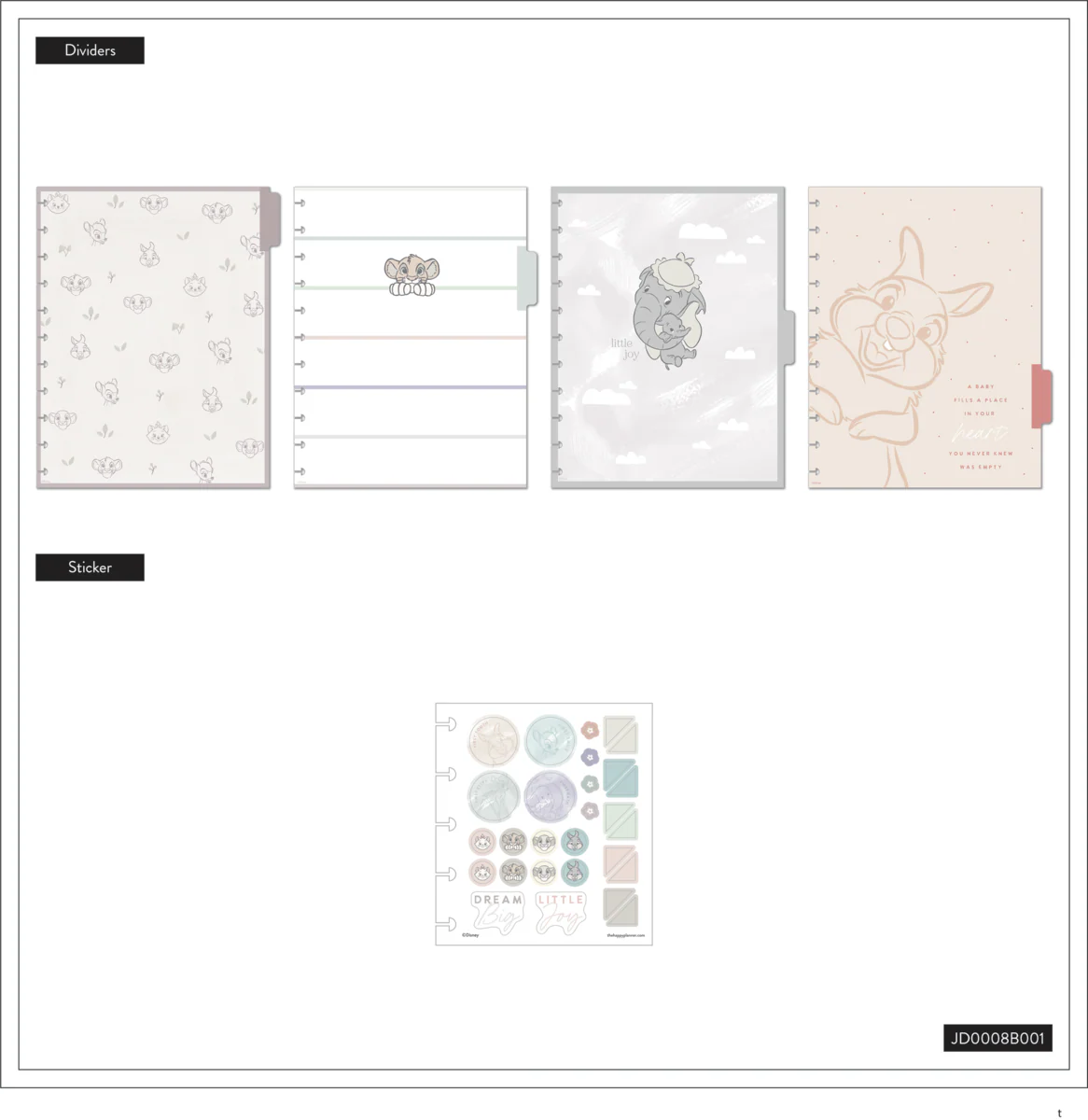 Disney Welcome Little One Baby - Big Happy Memory Keeping Photo Journal - 80 Sheets - Image 15