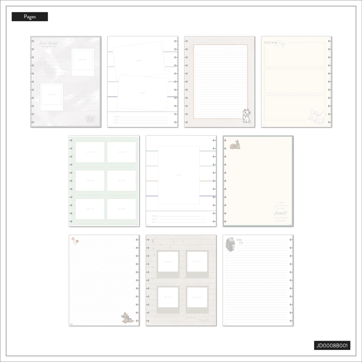 Disney Welcome Little One Baby - Big Happy Memory Keeping Photo Journal - 80 Sheets - Image 16