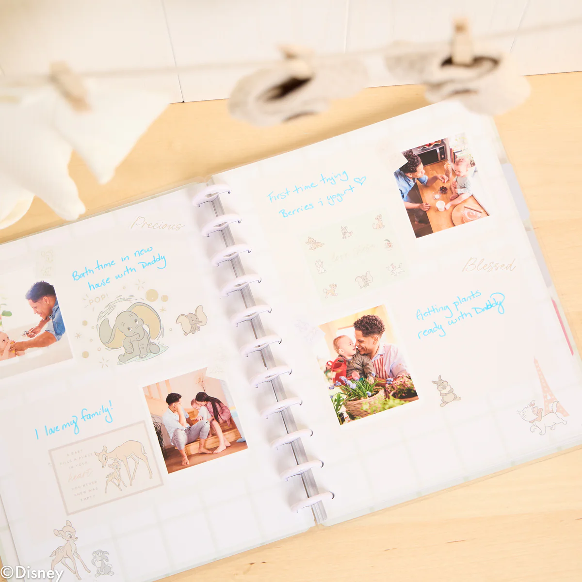 Disney Welcome Little One Baby - Big Happy Memory Keeping Photo Journal - 80 Sheets - Image 2