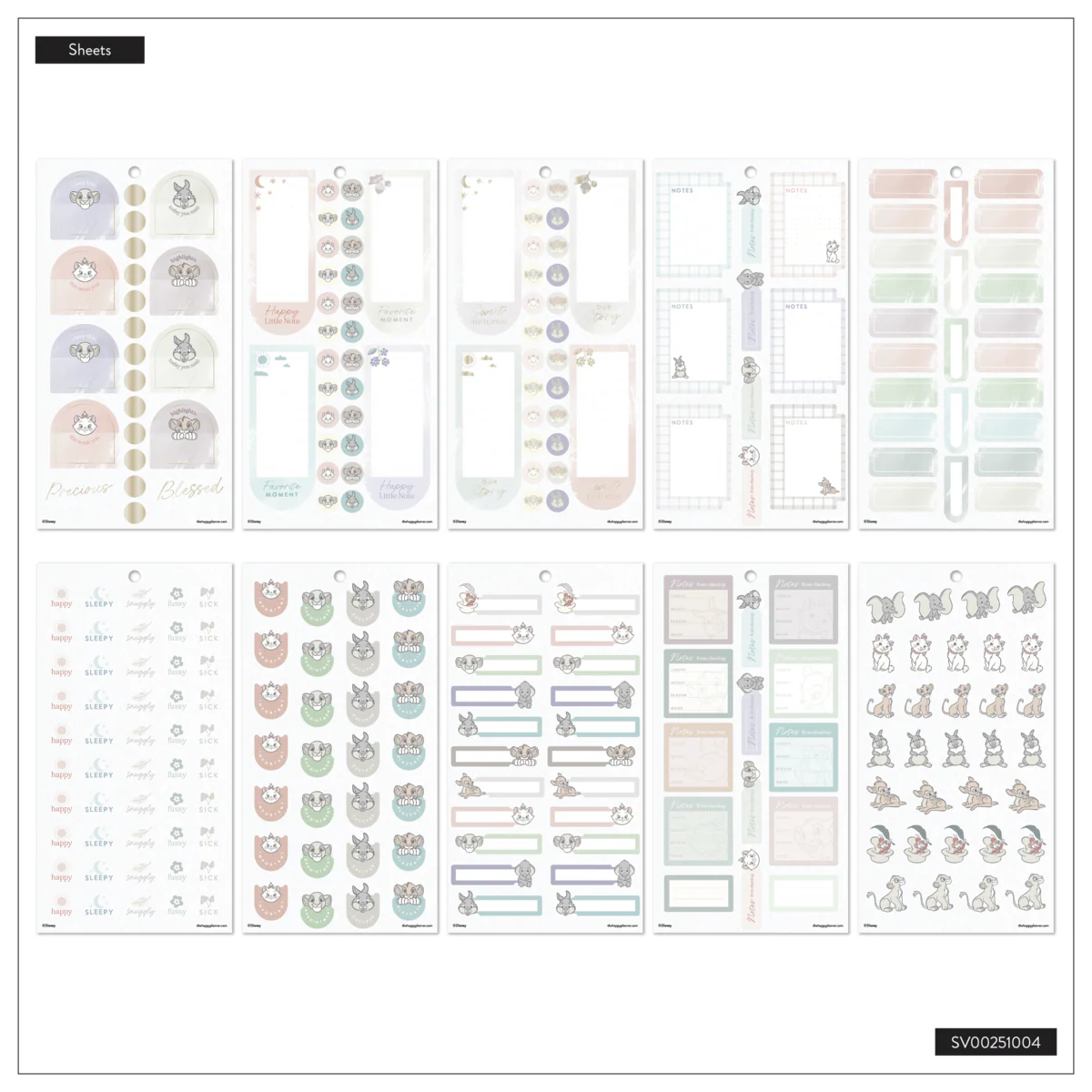 Disney Welcome Little One Baby - Value Pack Stickers - Image 8
