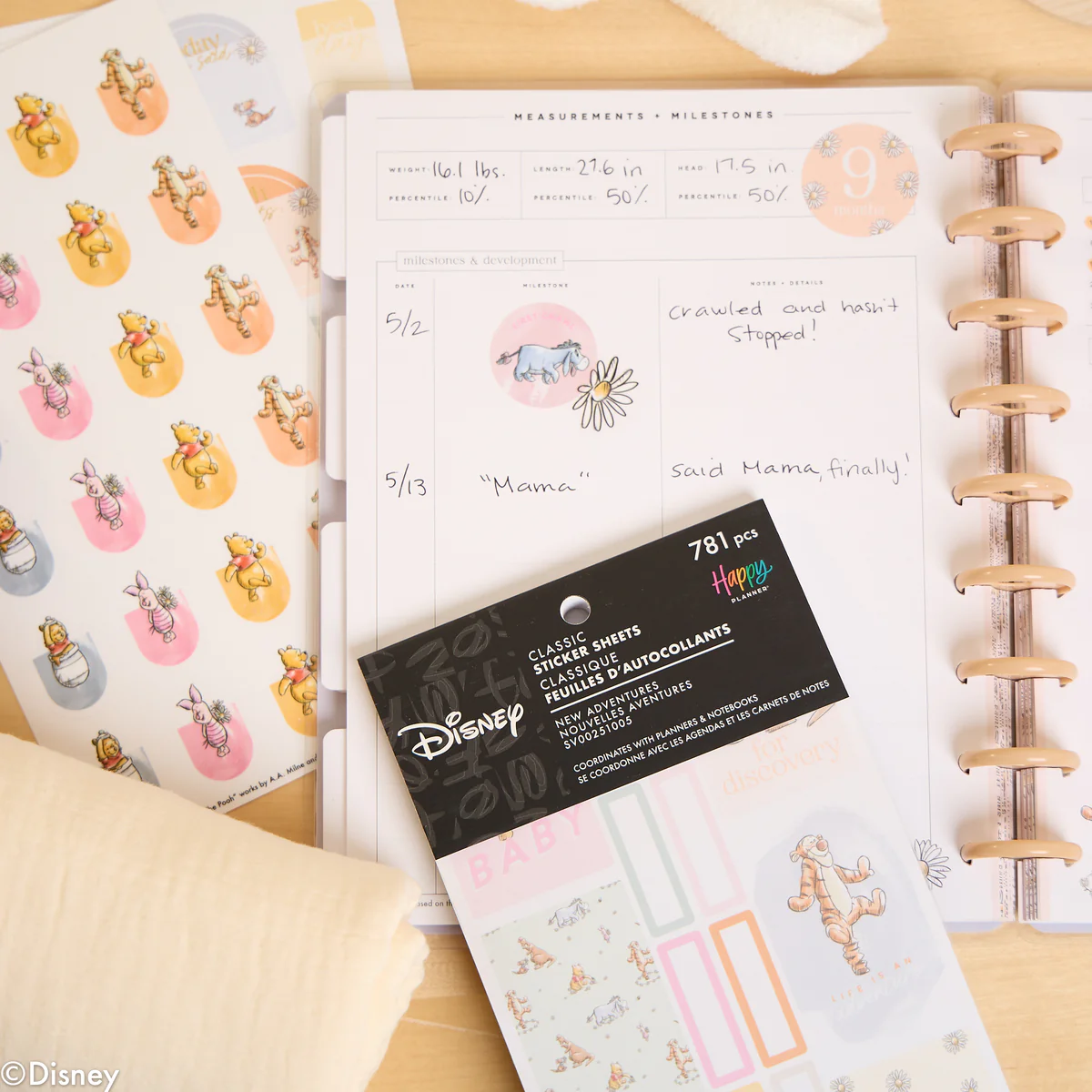 Disney Winnie the Pooh Baby - Value Pack Stickers - Image 10