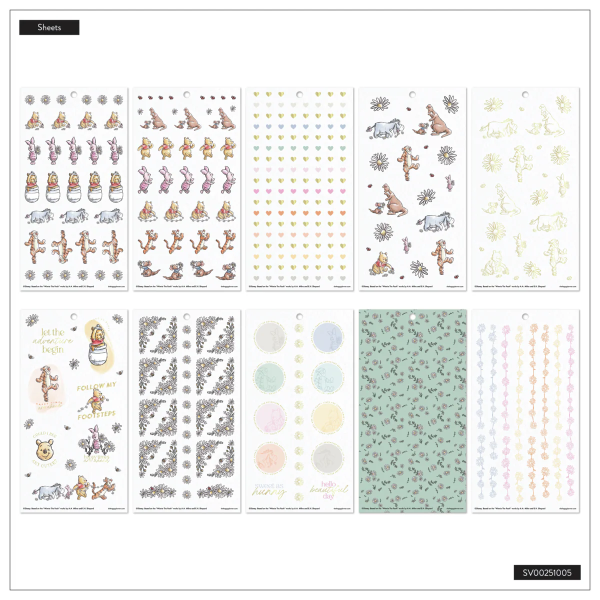 Disney Winnie the Pooh Baby - Value Pack Stickers - Image 16