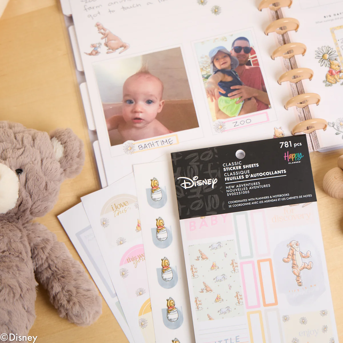 Disney Winnie the Pooh Baby - Value Pack Stickers - Image 22