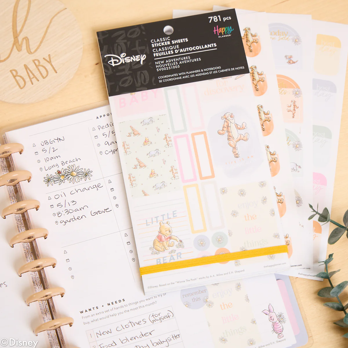 Disney Winnie the Pooh Baby - Value Pack Stickers - Image 7