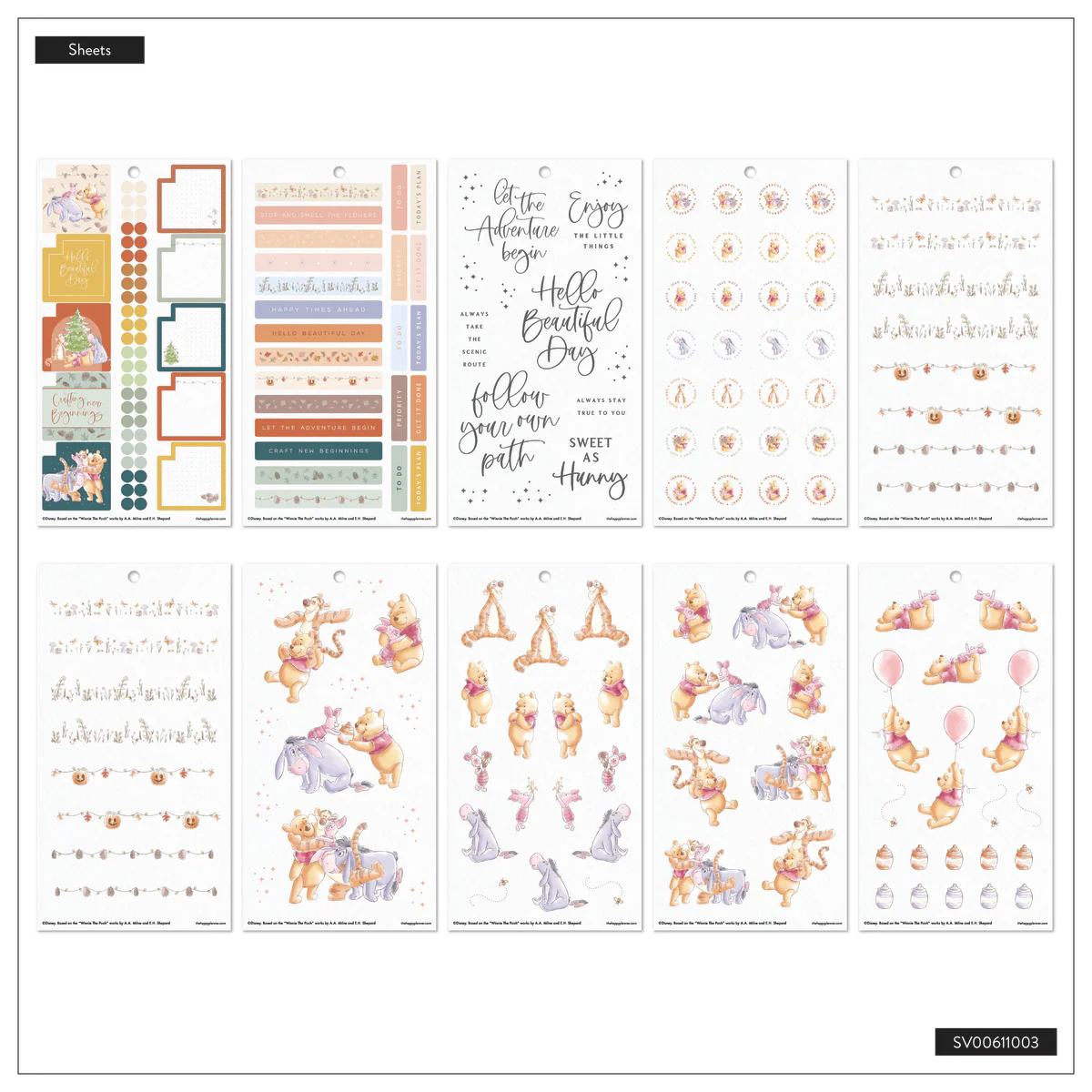 Disney Winnie the Pooh Seasonal - Value Pack Stickers - Image 13