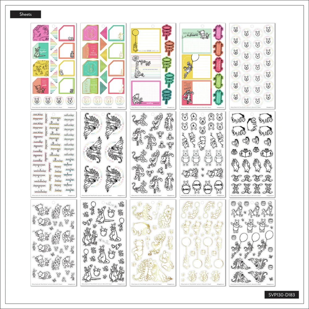 Disney Winnie the Pooh True to You - Value Pack Stickers - Image 6