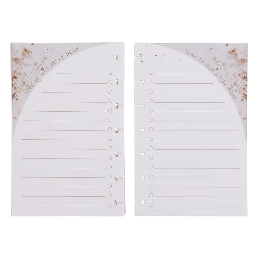 Dried Florals - Bullet List Mini Filler Paper - 40 Sheets - Image 3