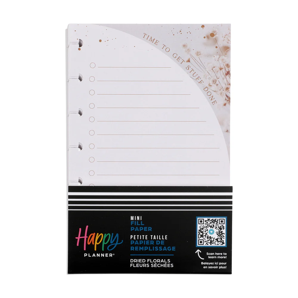 Dried Florals - Bullet List Mini Filler Paper - 40 Sheets - Image 4