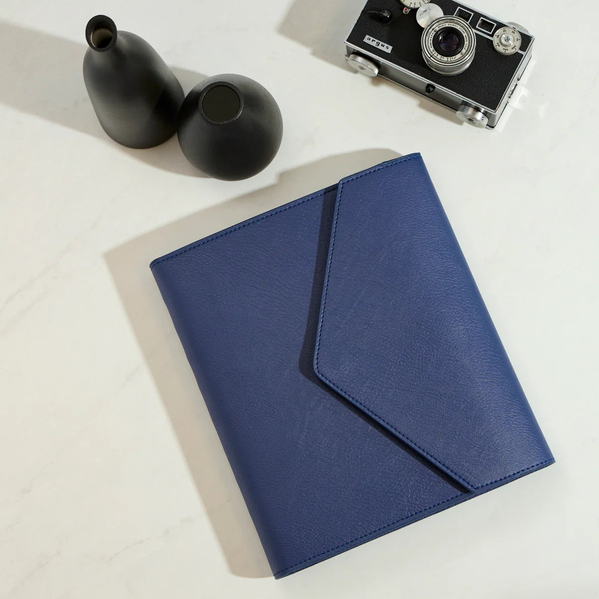Dusk Vegan Leather - DELUXE Classic Planner Folio - Image 3