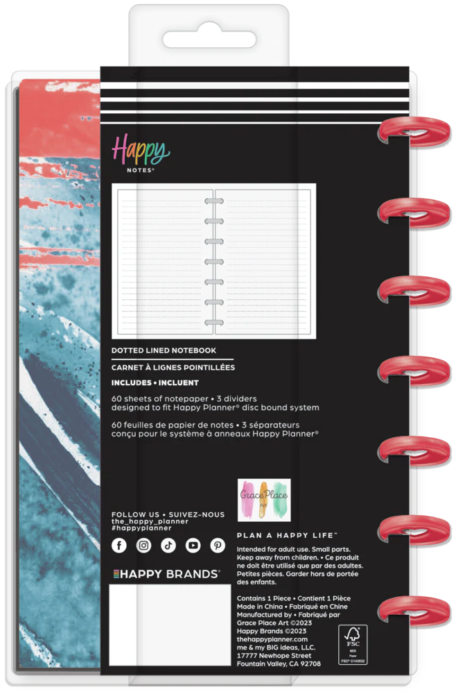 Happy Planner x GracePlace Effortless Grace - Dotted Lined Mini Notebook - 60 Sheets - Image 9