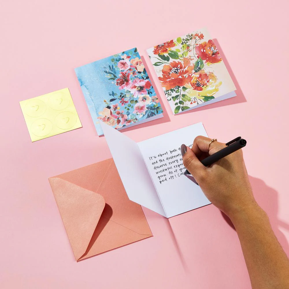Elegant Florals Note Cards - Image 3
