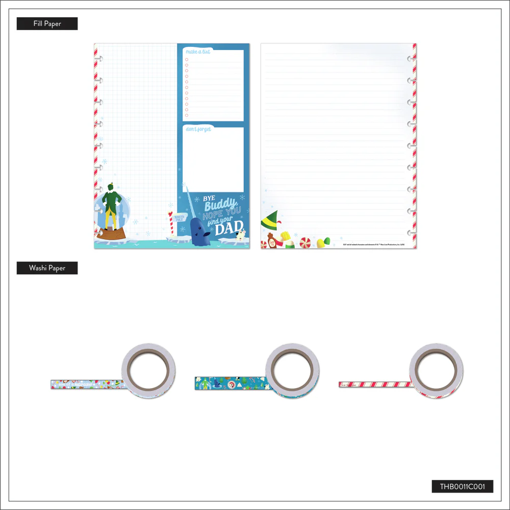 Elf - Classic Filler Paper & Washi Tape Bundle - Image 6