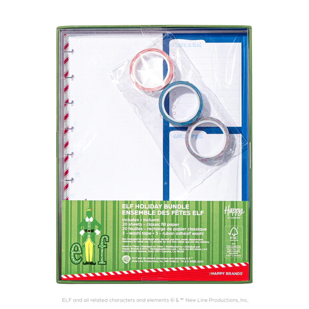 Elf - Classic Filler Paper & Washi Tape Bundle - Image 7